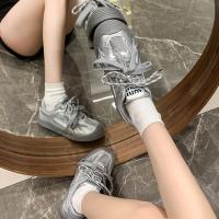 Zapatos informales De malla para mujer, zapatillas Retro transpirables De suela gruesa, De entrenamiento, para verano - details 14
