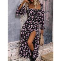 Vestido elegante floral bohemio de temporada para mujer - details 9