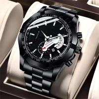 Reloj de Lujo Leten Reloj de Cuarzo con Luz y Resistente al Agua para Hombres - details 0