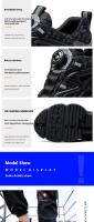 Zapatos de Trabajo Seguros y Cómodos Zapatillas de Deporte de Cuero Transpirable para Hombres - details 4