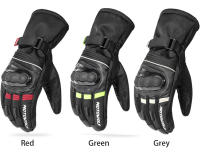 Guantes reflectantes para motocicleta, manoplas cálidas, impermeables, resistentes al viento, táctiles, para Invierno - details 15