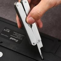 Alicates de combinación multifuncionales, herramientas para exteriores, destornillador, cuchillo plegable de acero inoxidable, caza táctica portátil plegable para exteriores - details 6