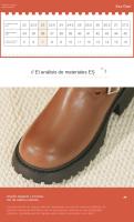 Nuevas botas de plataforma con tacón grueso estilo vaquero, botas retro para hombre - details 2