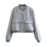 Chaqueta Bombera de Manga Larga Vintage Moda Casual para Mujeres con Bolsillos - details 7
