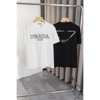 Camisa de manga corta con logotipo frontal de moda de verano de alta calidad, camiseta holgada de algodón puro para hombre, nuevo accesorio de camisa informal estilo pareja - details 13