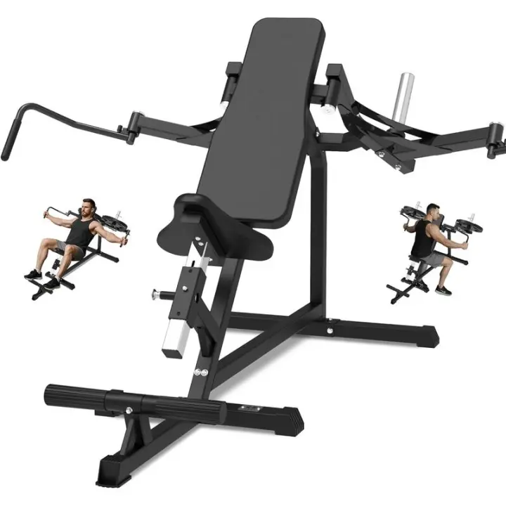 Prensa de pecho inclinada: Rear Delt Fly Reverse PEC Deck hine Butterfly para entrenamiento de gimnasio en casa Equipo de hombro sentado Fiess - 1