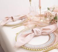 Servilletas de boda de 43x43cm, mesa de cena cuadrada, servilletas verdes de sarga, tapete de tela para mesa, toalla de té, decoración para fiesta de Navidad en casa, 6 uds. - details 3