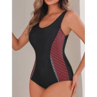 Traje de Baño de Una Pieza para Mujer Ouwu Traje de Baño Cerrado con Levantamiento Ropa de Playa - details 1