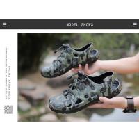 Gran oferta de zuecos de marca, sandalias para Hombre, zapatos informales, sandalias ligeras de EVA, zapatos coloridos para Hombre, Zapatillas de playa de verano para Hombre - details 9