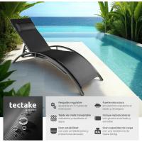 Set de 2 Tumbonas de Jardín Exterior Plegable con Reposacabezas Reclinable en 7 Posiciones - details 19