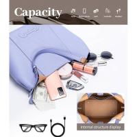 CH Cartera de viajero de gran capacidad Bolso de mujer 2024 Nueva moda Material de PU simple Estilo clásico Bolso de mano para mujer Mochila de lujo de alta gama - details 4