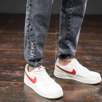 Primavera Verano negro azul Cargo Jeans hombres Streetwear Denim Jogger pantalones hombres holgados Harem Jean pantalones de talla grande - details 16