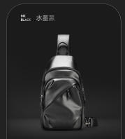 Pequeña mochila deportiva viaje de negocios bolsa de pecho de viaje Oxford tela impermeable hombro bolsa de mensajero - details 12