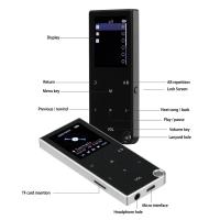 Reproductor de música MP3 con Bluetooth 5,0, Walkman de Audio portátil HiFi con FM/EBook/grabadora/reproductor de vídeo MP4 (gris plateado) - details 1