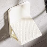 Reposapiés de ducha antideslizante, Pedal de pie para baño montado en la pared sin perforaciones, ayuda para el paso de pierna, Pedestal de reposapiés de inodoro retráctil - details 6