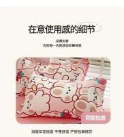 Juego de Ropa de Cama con Encaje Rosa INS de Tamaño Twin Queen King para Niñas y Adultos con Sábanas Florales y Funda de Almohada de Poliéster - details 12