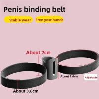Vibrador consolador de cuero con correa forzada, arnés eléctrico para cintura, soporte para cinturón con lazo fijo, inserción de orgasmos especializados - details 4