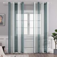 Cortinas Opacas de salón, 2 Piezas, Cortinas térmicas aislantes frío y Calor para Dormitorio con Ojales Gris Claro - details 21