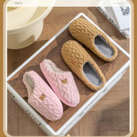 Zapatillas de algodón para mujer otoño e invierno nuevo interior hogar antideslizante hogar pareja zapatillas de lana invierno para hombre - details 17