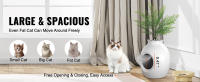 SucceBuy Plant Cat Litter Box - Control inteligente de olores, oculto, entrada de 9,48 pulgadas, ABS, decorativo para el hogar - details 2