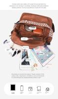 Mochila antirrobo Impermeable para Mujer,Bolso Bandolera para Mujer,Bolso Shopper, Moda para Compras, Fiesta, Viajes - details 19