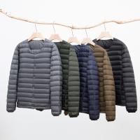 Chaqueta de plumón ultraligera para hombre, abrigo ligero portátil Delgado a prueba de viento, Forro cálido - details 1