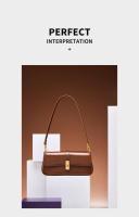 Piel de vaca de alta calidad de nicho Baguette Bolsa, Premium Feeling bolsa de axila, las mujeres 2025 Nuevo Cien Bolsa de hombro, bolsa de crossbody - details 10