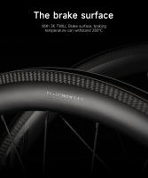 ELITEWHEELS-ruedas de carbono SLT Road, sin cámara juego de ruedas, Aero 3K, freno de sarga, rodamiento de cerámica, pilar de cubo, 1423 radios, Clincher - details 4