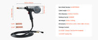 SucceBuy Pistola de carrete con cable: compatible con soldadoras Hobart Handler MVP Mig. Ideal para cables de soldadura de núcleo fundente/sólido/aluminio - details 2