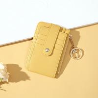 Cartera Pequeña de Cuero PU con Cierre de Cremallera para Tarjetas de Crédito y Monedero Bolsa de Dinero con Llavero y Clip - details 4