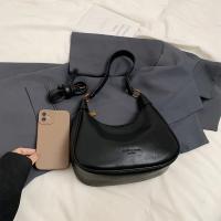 Bolso de Hombro para Mujer con Cremallera, Bolso de Media Luna, Piel Sintética de PU, Bolso Tipo Hobo para Viaje - details 4