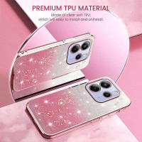 Funda de teléfono de lujo con carcasa antisísmica, brillante, estilo floral para Xiaomi Redmi Note 14 5G - details 7