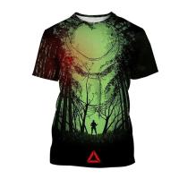 Camiseta 3D de talla grande para hombre y mujer, camisas con estampado de película de terror, deportes informales, secado rápido, transpirable - details 0