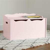 Caja de juguetes de madera, color gris, 76,2 x 45,7 x 48,3 cm - details 16