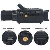 Dispositivo de visión nocturna Monocular, cámara infrarroja HD de 1080P, luz Digital 5X, Zoom, telescopio de caza, búsqueda al aire libre, oscuridad completa de 300m - details 18