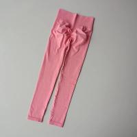 Pantalones Deportivos para Yoga Sin Costuras, Alta Cintura, Mallas para Levantamiento de Cadera, Secado Rápido, Diseño con Fruncido en Espalda - details 7