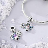 Dijes de Plata 925 con Forma de Copo de Nieve, Símbolo Musical y Muñeco de Nieve, Compatibles con Pulseras Originales de Plata 925, para Mujeres, Joyería, Manualidades, Regalos - details 2
