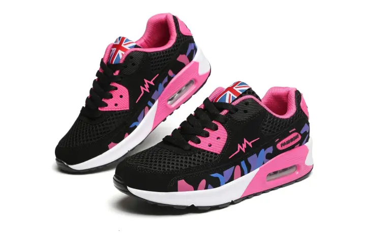 Zapatillas deportivas nuevas para correr con colchón de aire para mujer, absorbentes de golpes, versátiles, informales, ligeras, de fondo suave, primavera y 2023 - 1