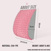 Back Stretcher With Biomimetic Massage Bumps Medium Hardness Anti Slip Cervical Massager Spine Support Back Pain Relief Lumbar C - details 0