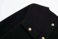 Chaqueta Corta Elegante para Mujer 2024 Cuello Redondo Manga Larga Abrigo con Bolsillo de Volteo Casual de Moda para Mujeres - details 26