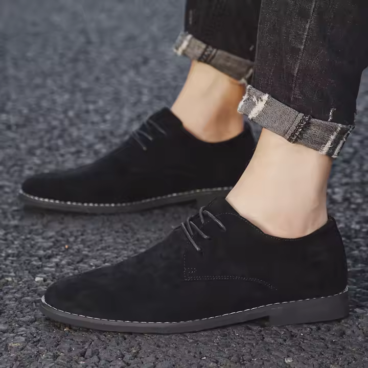Zapatos Oxford de cuero para hombre, calzado informal de alta calidad, talla grande 39-46, primavera y otoño - 1