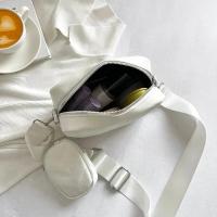 Bolso cruzado con correa ancha para el hombro, bolso de mujer de un solo hombro a la moda, costura conveniente para dar cambio y bolsa de dinero - details 12