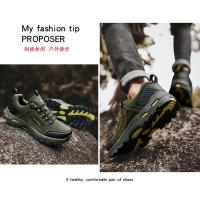 Zapatos de senderismo antideslizantes para hombre y mujer, zapatillas de Trekking de escalada al aire libre, botines de senderismo de montaña, zapatos casuales para caminar - details 16