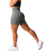 Pantalones Cortos de Fitness para Mujer NVGTN Scrunch Sin Costuras de Spandex Elásticos Transpirables con Efecto Levantador de Cintura para Deportes de Ocio y Correr - details 23