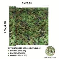 Red de camuflaje, rollo a granel, sombrilla de malla para caza, tiro ciego, decoraciones de fiesta con tema militar - details 2