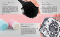 brush scrub bath wash shower scrubber exfoliating sponge skin loofah silicone soap exfoliator scalp