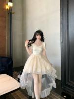 2025 Nueva princesa de media mariposa con palabras de amor, vestido de cola fina y brillante de jacquard, vestido de cumpleaños - details 7