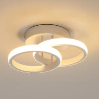 Plafón de Techo LED Redondo Blanco 22W GOECO, Luz Blanca 6500K, Aluminio,  25x17x9 cm - details 5