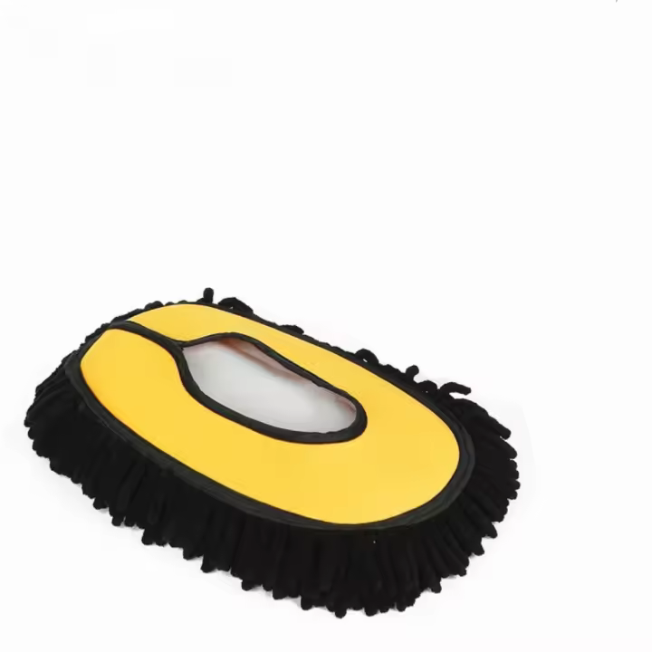 Fregona para lavado de coches, cepillos de limpieza superabsorbentes para ruedas de ventana ajustables, herramienta de lavado de polvo, accesorios para automóviles de tres secciones - 1