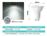 Bombillas LED GU10 de Alta Lúmen 10PCS Luz Blanca Cálida Reemplazaombillas Halógenas - details 2